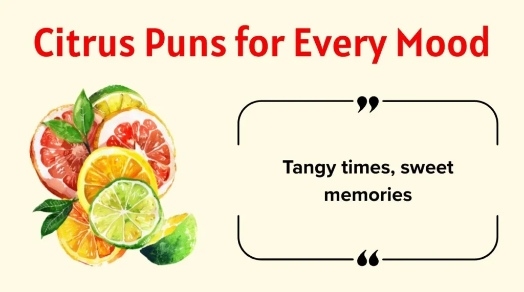 Citrus Puns for Every Mood