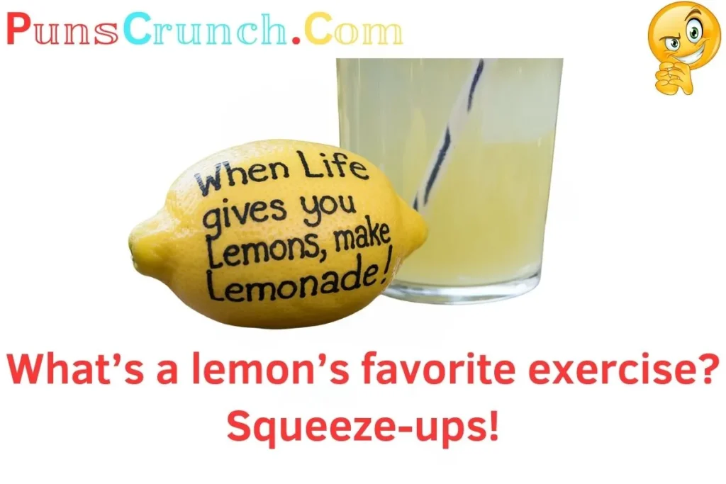 Funny Lemon Puns to   