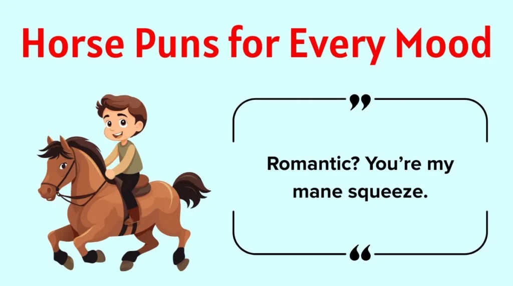 Horse Puns for Every Mood