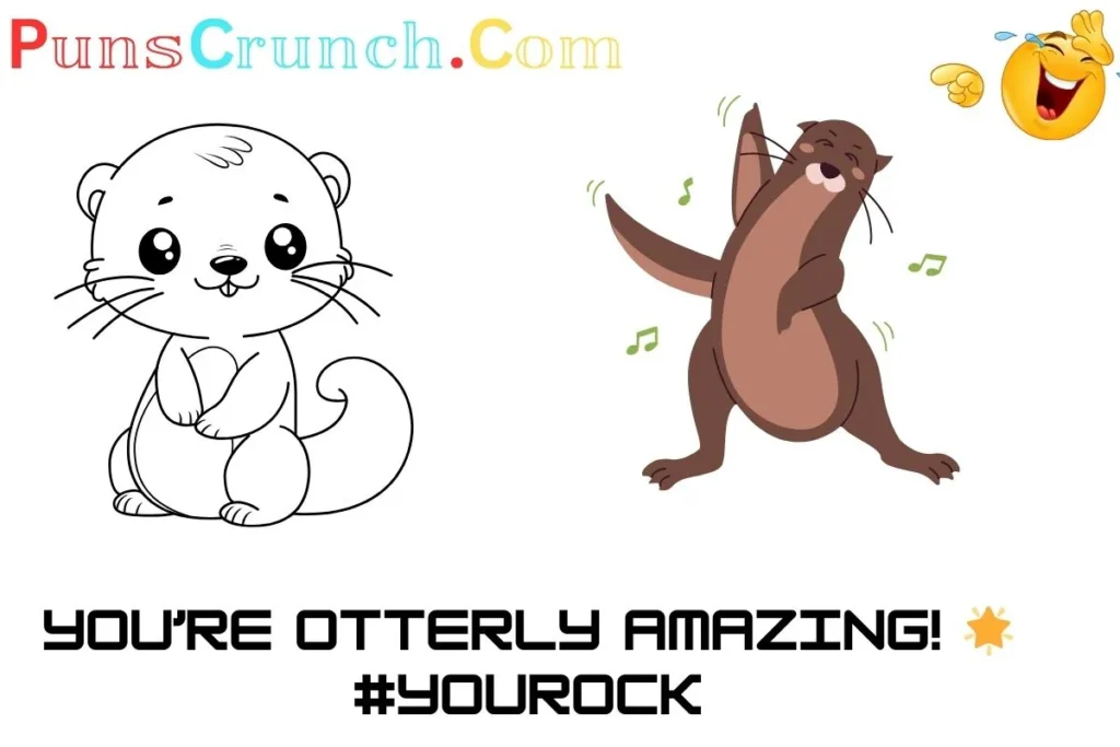 Short and Sweet Otters Caption