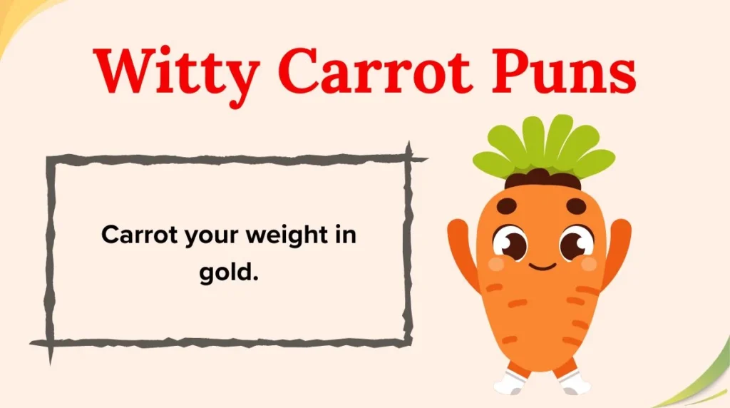 Witty Carrot Puns