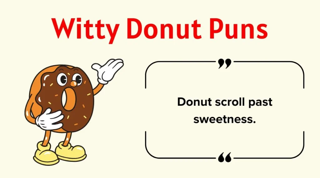 Witty Donut Puns