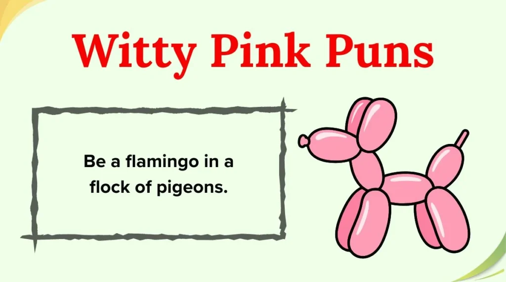 Witty Pink Puns