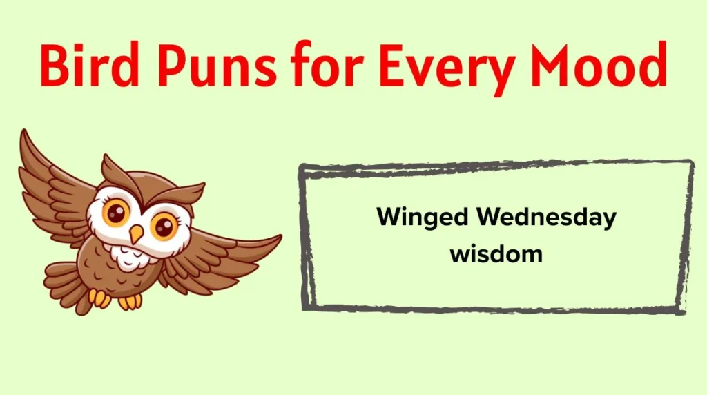 Bird Puns for Every Mood