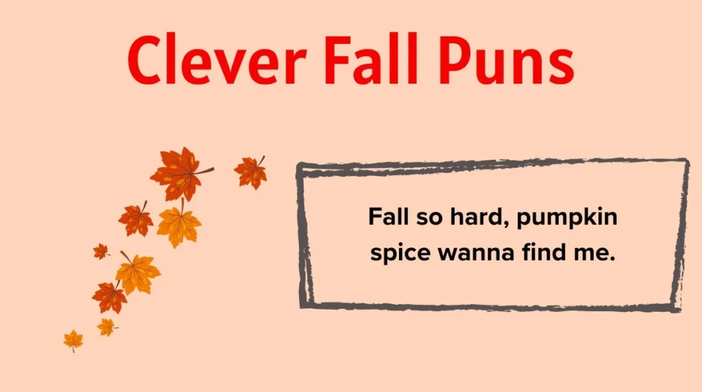 Clever Fall Puns