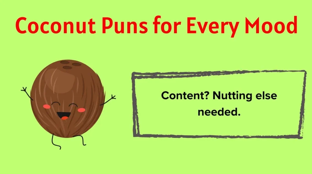 Coconut Puns for Every Mood