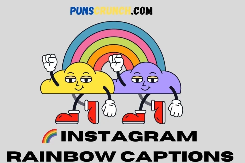   Instagram Rainbow Captions