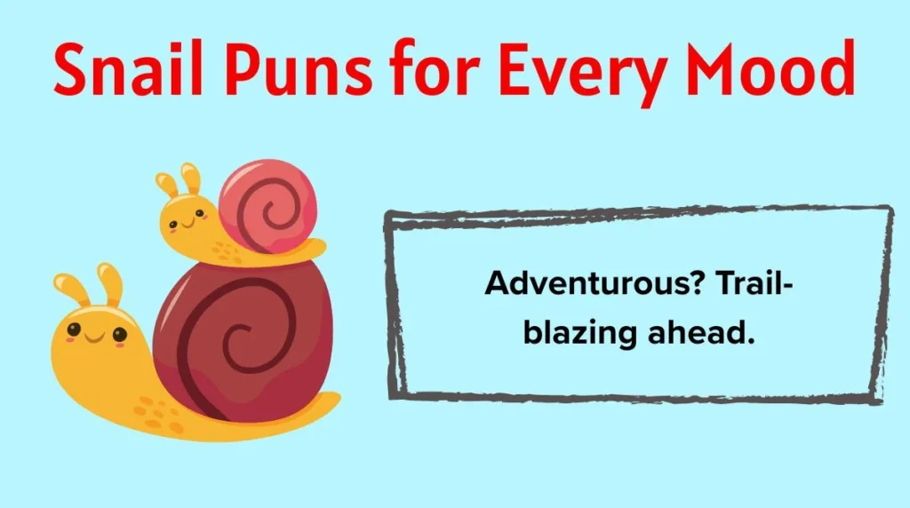 Snail Puns for Every Mood