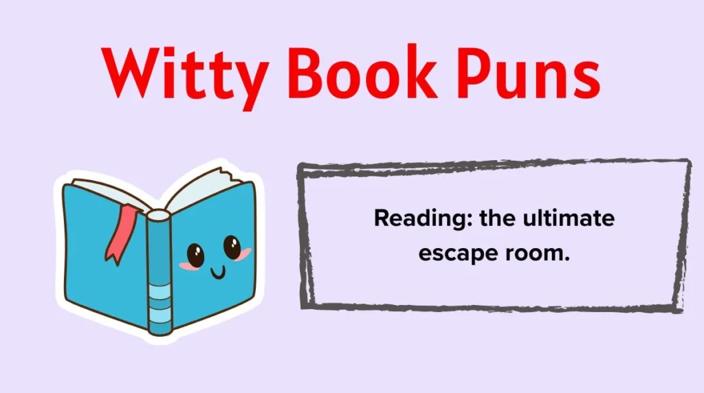 Witty Book Puns