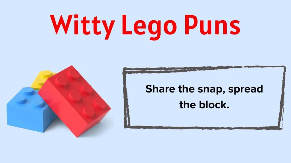 Witty Lego Puns