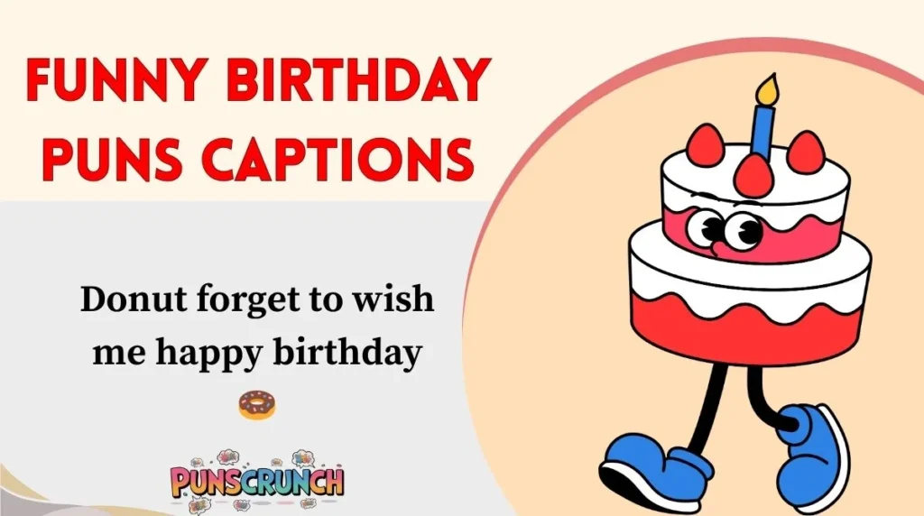 Funny Birthday Puns Captions