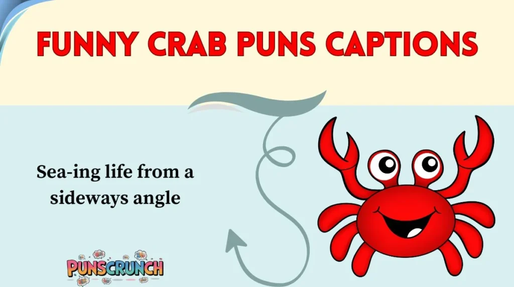 Funny Crab Puns Captions