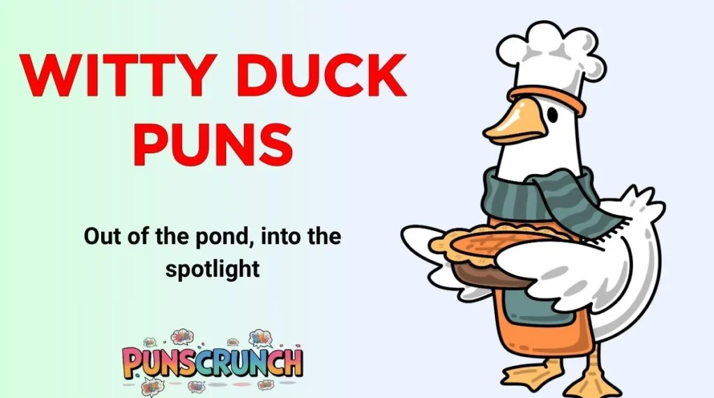 Witty Duck Puns