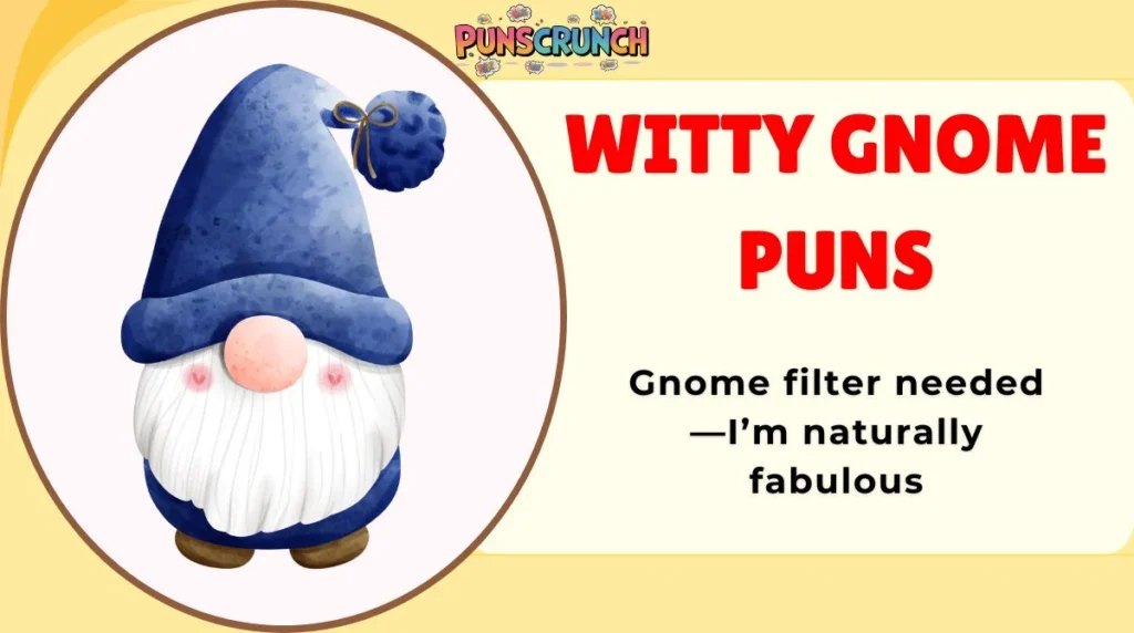 Witty Gnome Puns