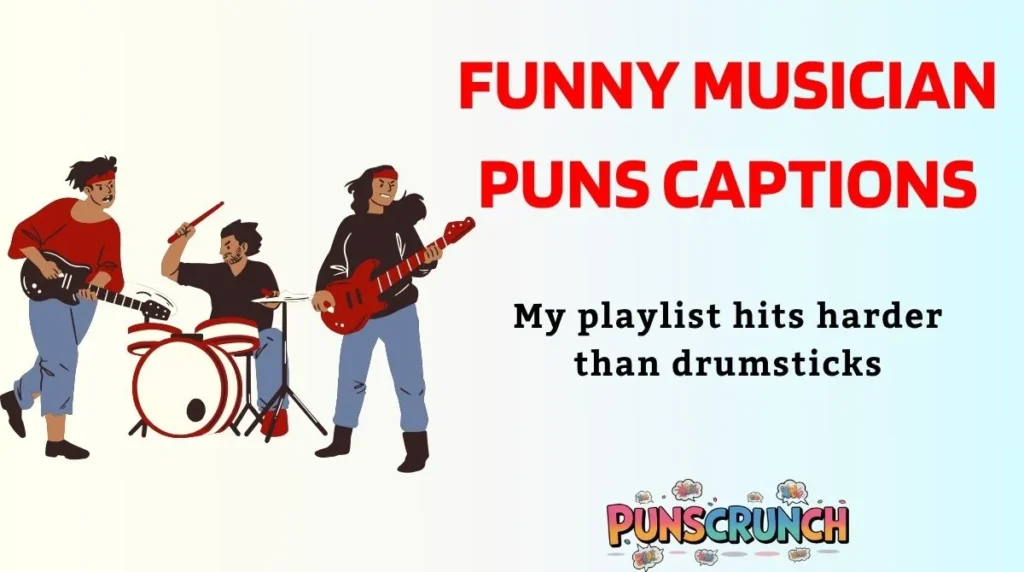 Funny Musician Puns Captions