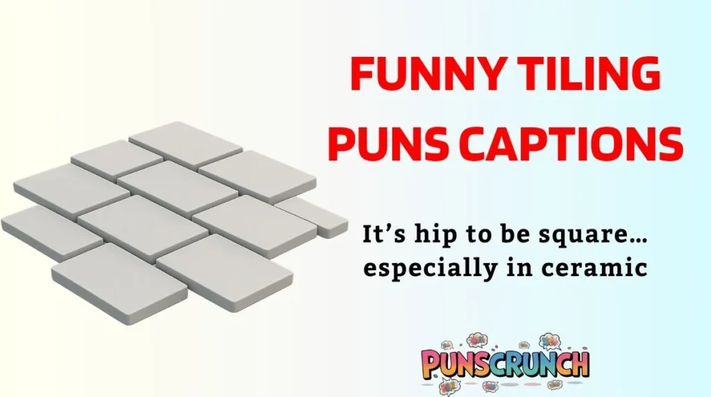 Funny Tiling Puns Captions