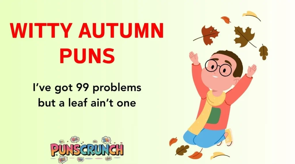 Witty Autumn Puns