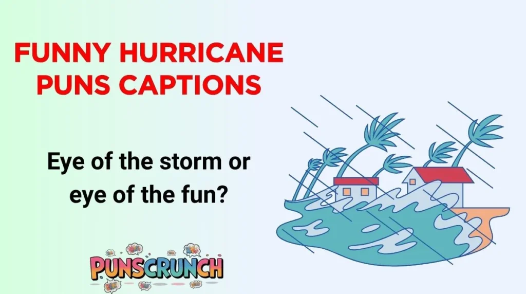Funny Hurricane Puns Captions