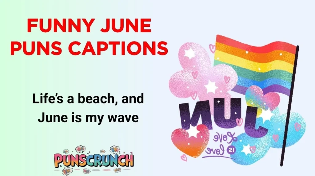 Funny June Puns Captions