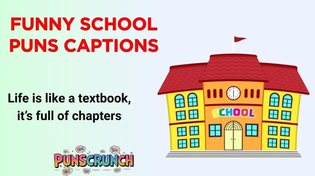 Funny School Puns Captions
