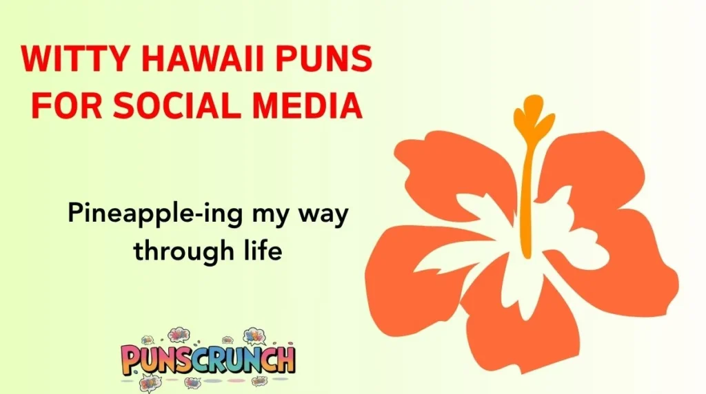 Witty Hawaii Puns for Social Media