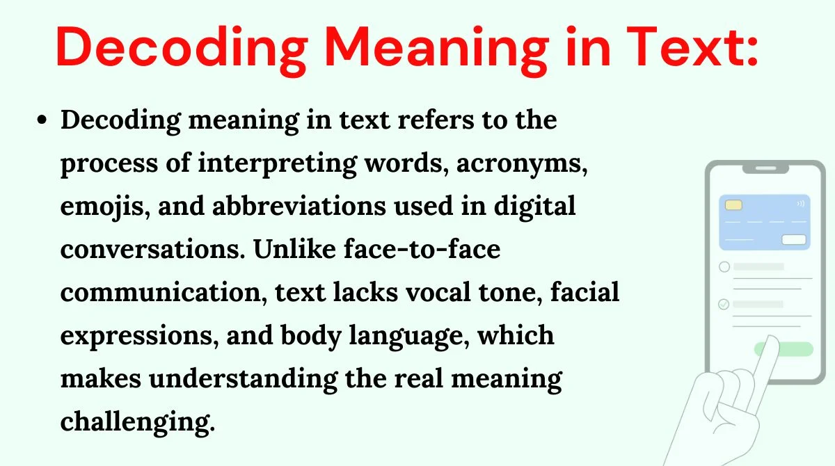 Decoding Meaning in Text